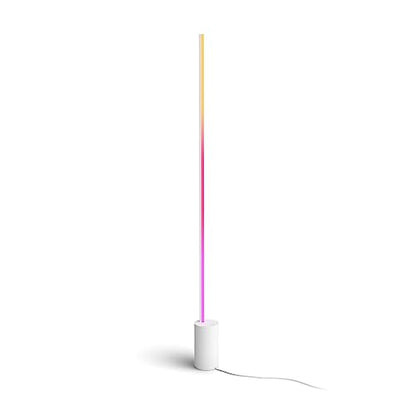 Philips Hue Signe Smart Floor Lamp, White - White and Color Ambiance LED Color-Changing Light - 1 Pack - Indoor - Control with App - Compatible with Alexa, Google Assistant, and Apple Homekit