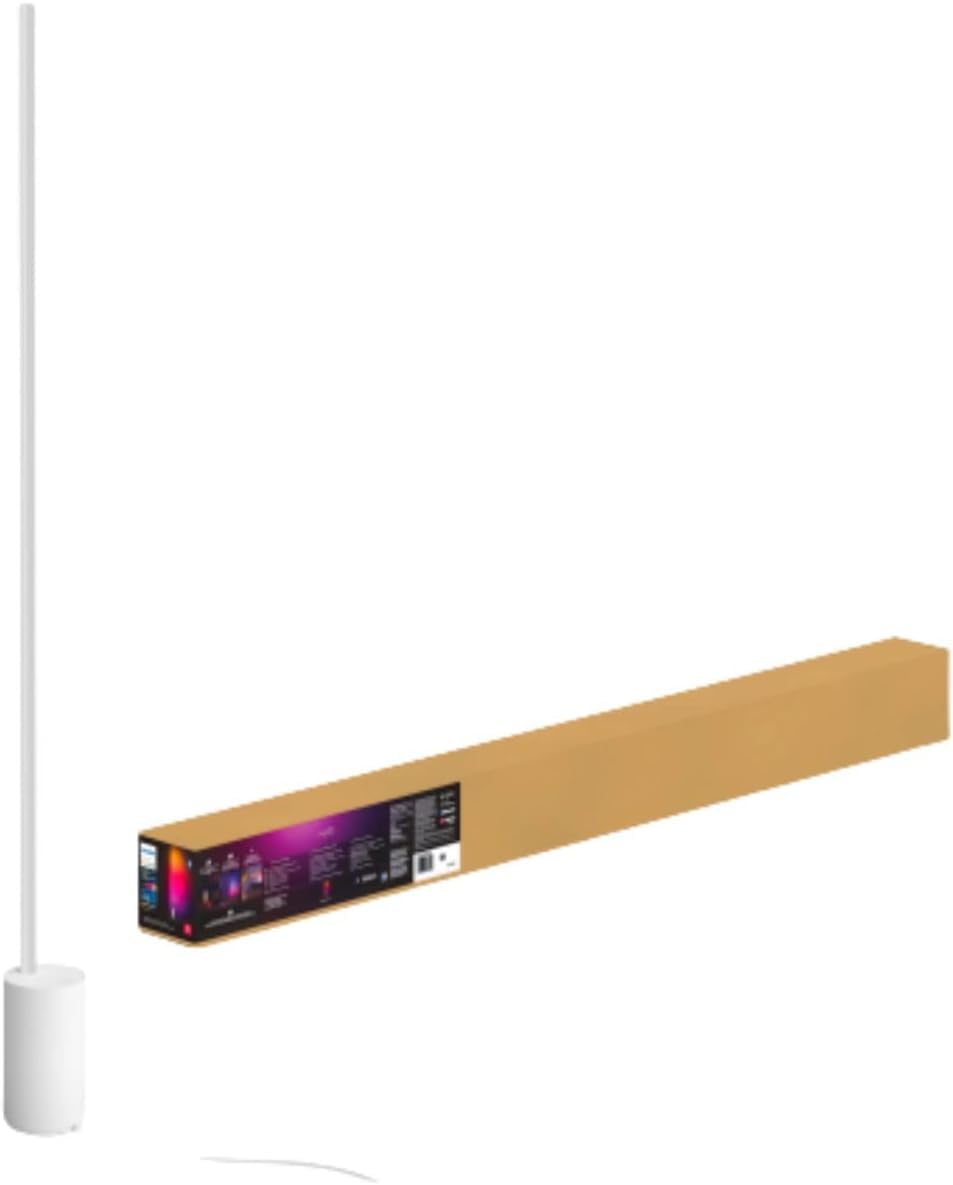 Philips Hue Signe Smart Floor Lamp, White - White and Color Ambiance LED Color-Changing Light - 1 Pack - Indoor - Control with App - Compatible with Alexa, Google Assistant, and Apple Homekit