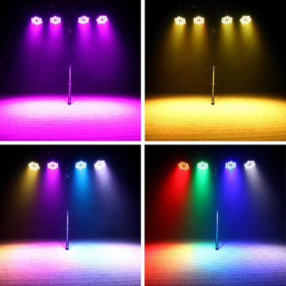 Par Lights 18LED Stage Lights, U`King RGBW 4in1 216W Uplight Stage Lighting Effect by DMX and Sound Activated Control Wash Light for Wedding Parties Church Club DJ Live Show