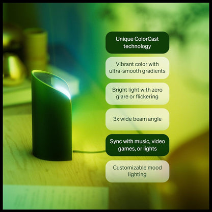 Philips Hue Play Smart Wall Washer (White), White & Color Light with ColorCast Technology, Bluetooth Compatible, Voice Control with Alexa, Apple Home & Google Assistant